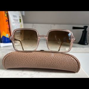 Ray ban square brown RB 1973.